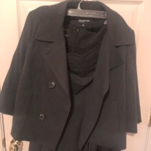 2 piece gray suit